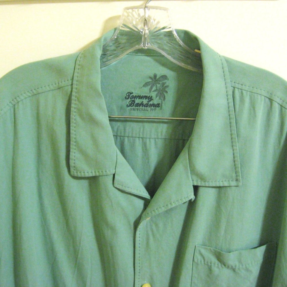 TOMMY BAHAMA CASUAL SILK SHIRT